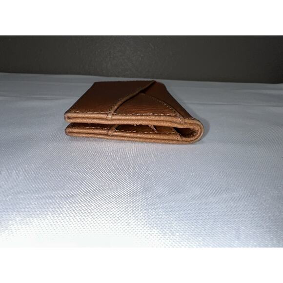 Matt & Nat Tan Brown Vegan Leather Bifold Card Holder Case Wallet - Picture 7 of 9